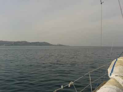 Pogled na Piran v daljavi