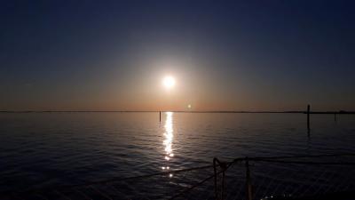 Februarski sončni zahod