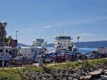 Še trajekt odonfamo pa se prične dopust