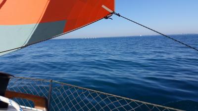 Obronek genakerja v šoli jadanja