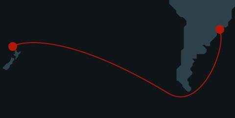 Volvo Ocean Race od Auckland do Itajai