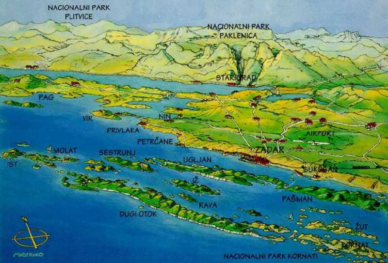 Otok Rava in zadarski arhipelag